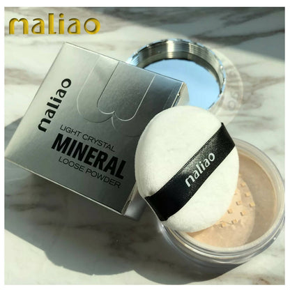 Maliao Professional Matte Look Light Crystal Mineral Loose Powder