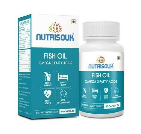Nutrisouk Fish Oil Omega 3 Fatty Acid Capsules