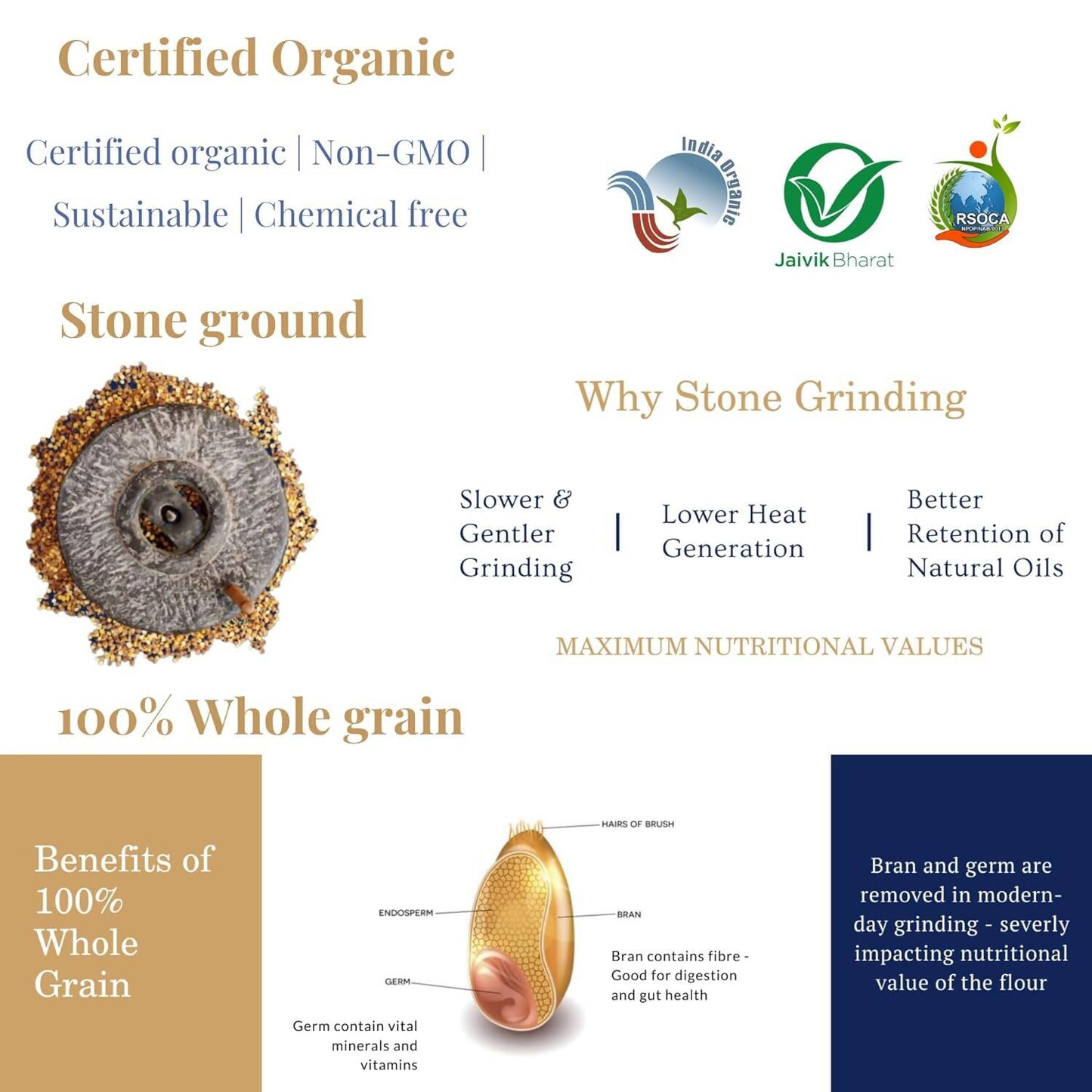 Earthen Story Certified Organic Pearl Barley Flour