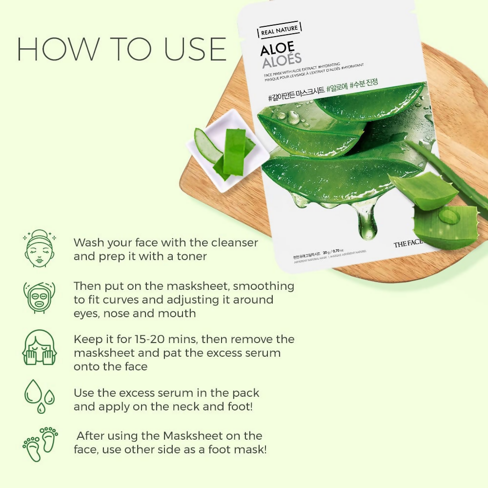 The Face Shop Real Nature Aloe Face Mask