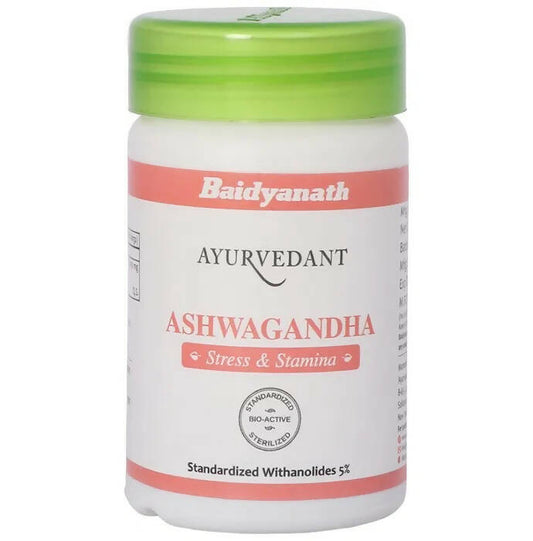 Baidyanath Jhansi Ayuvedant Ashwagandha Tablets - BUDNE