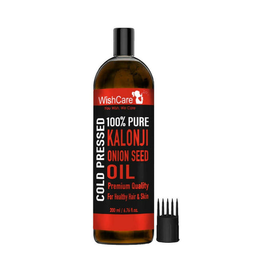 Wishcare Premium Cold Pressed Kalonji - Onion Black Seed Hair Oil -  buy in usa 