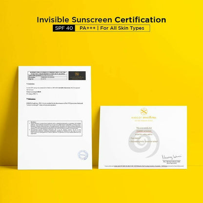 Sun scoop Invisible Sunscreen SPF 40 PA+++