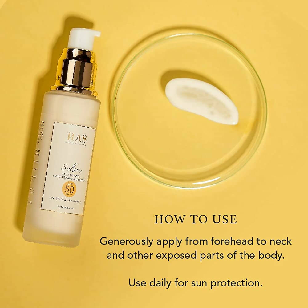 Ras Luxury Oils Solaris Daily Defence Mineral Sunscreen SPF 50