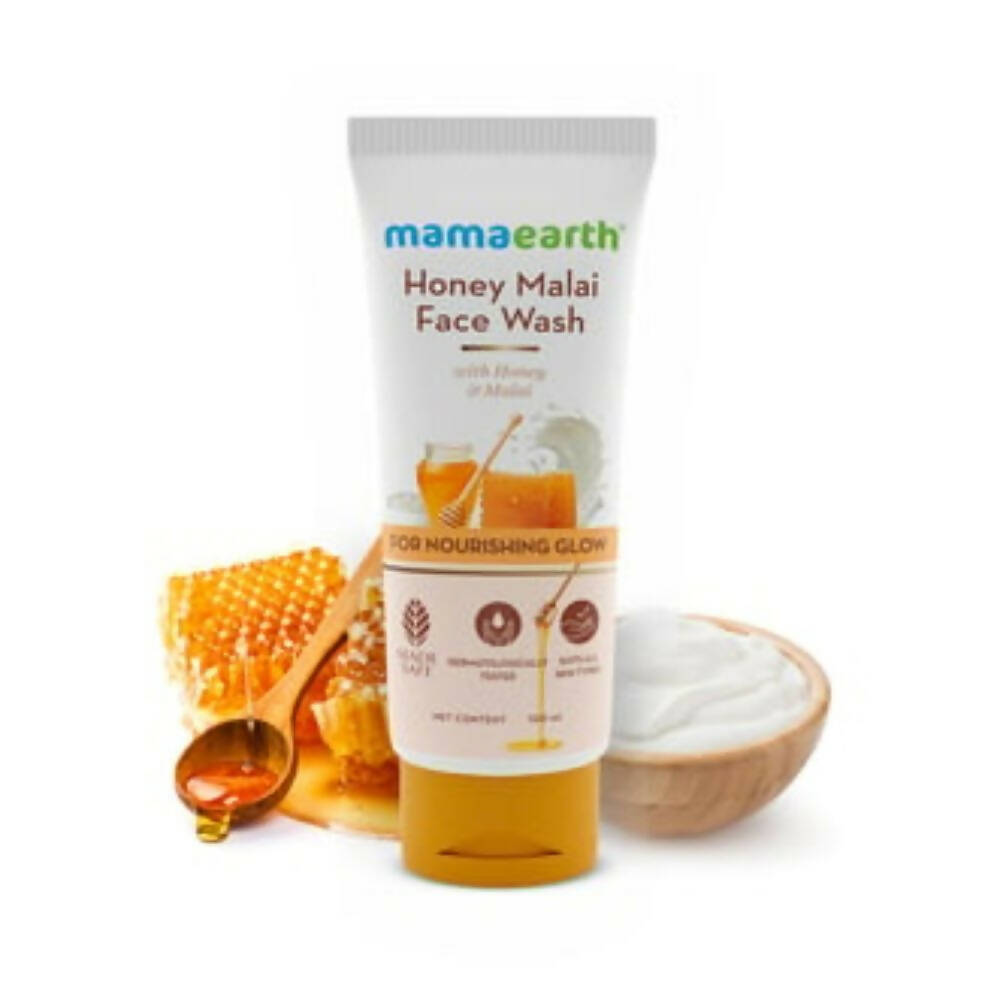 Mamaearth Honey Malai Face Wash For Nourishing Glow