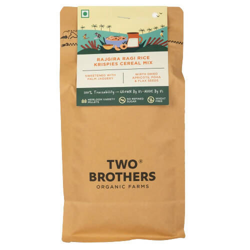 Two Brothers Organic Farms Rajgira Ragi & Rice Krispies Cereal Mix - buy in USA, Australia, Canada