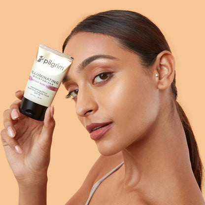 Pilgrim Illuminating Moisturizer For Instant Rosy Glow & SPF 15 with Australian Kakadu Plum