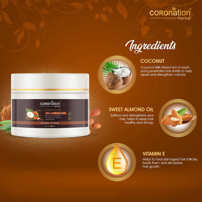 Coronation Herbal Coconut and Vitamin E Hair Mask