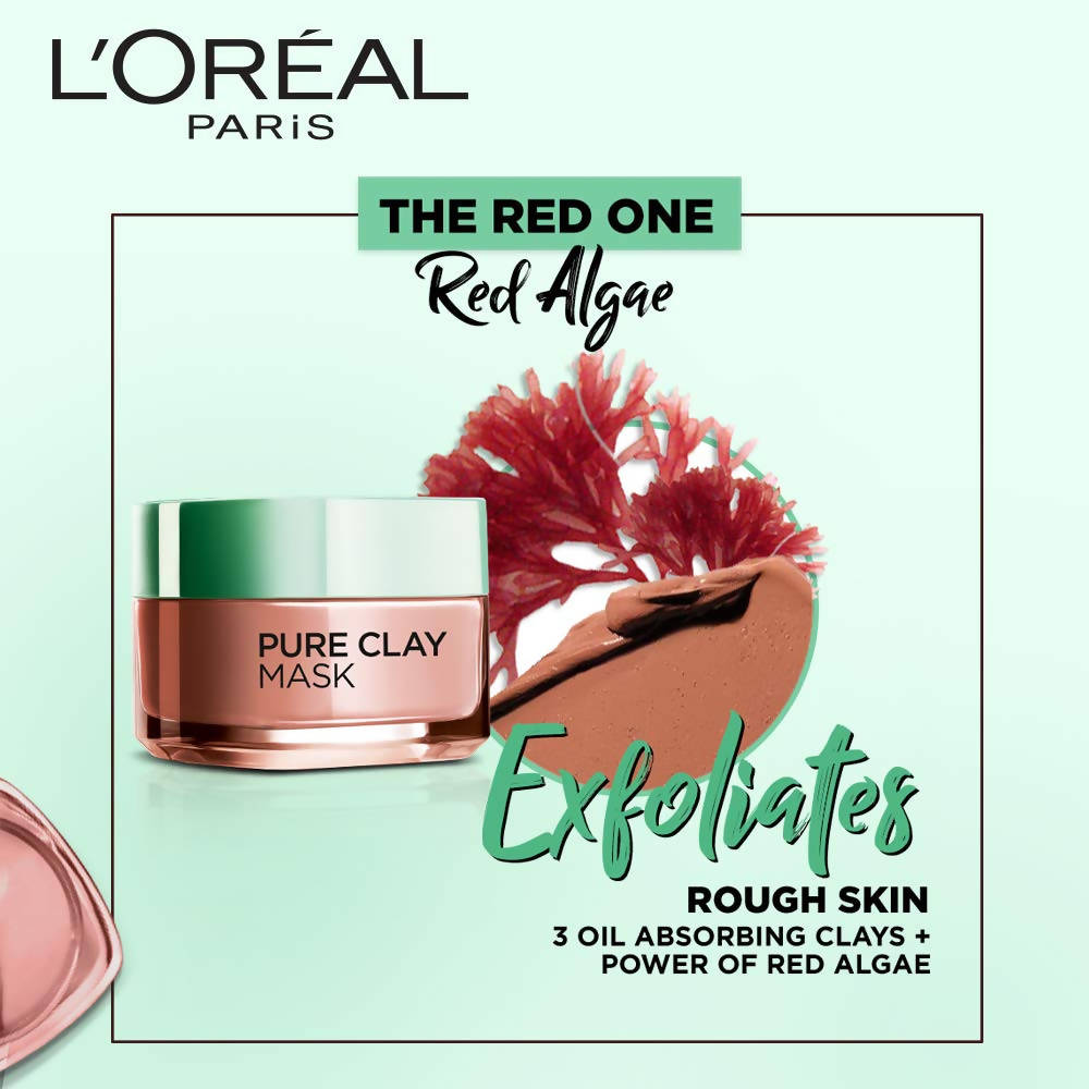 L'Oreal Paris Pure Clay Mask Exfoliate & Refine Pores