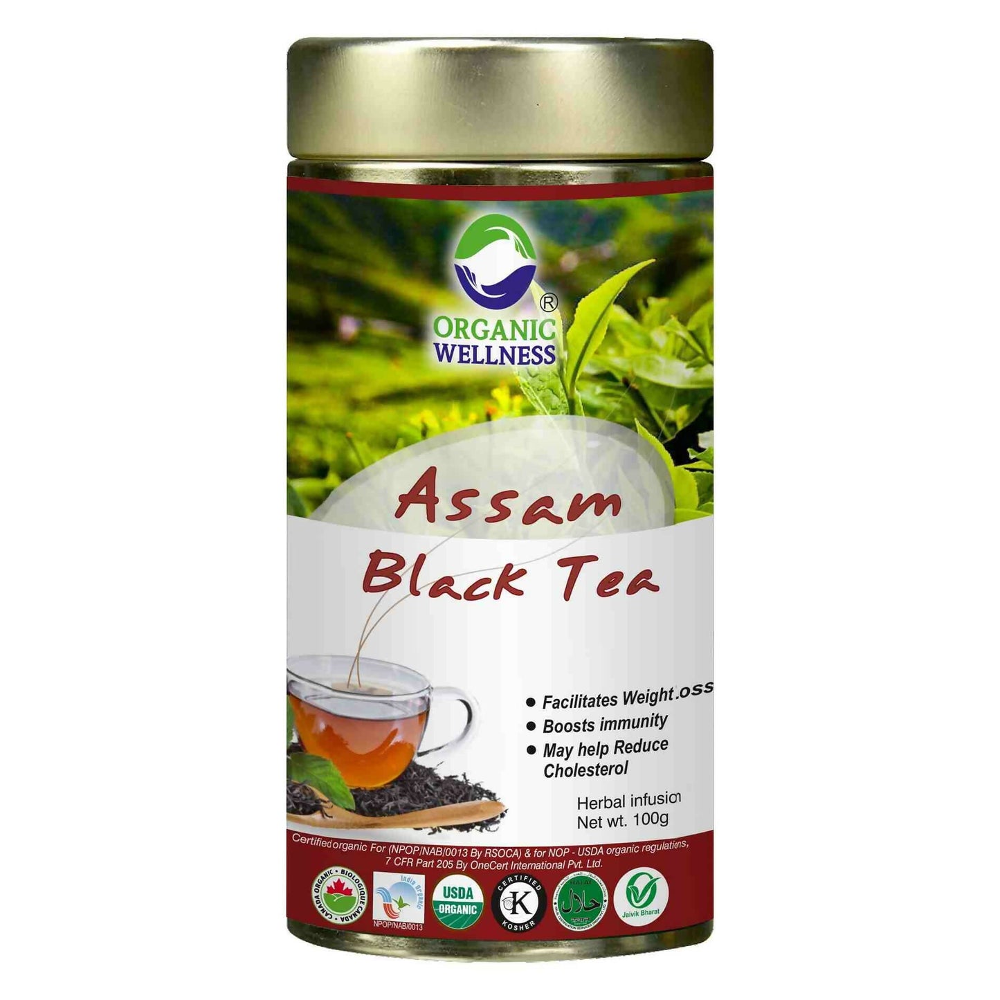 Organic Wellness Assam Black Tea - BUDNE