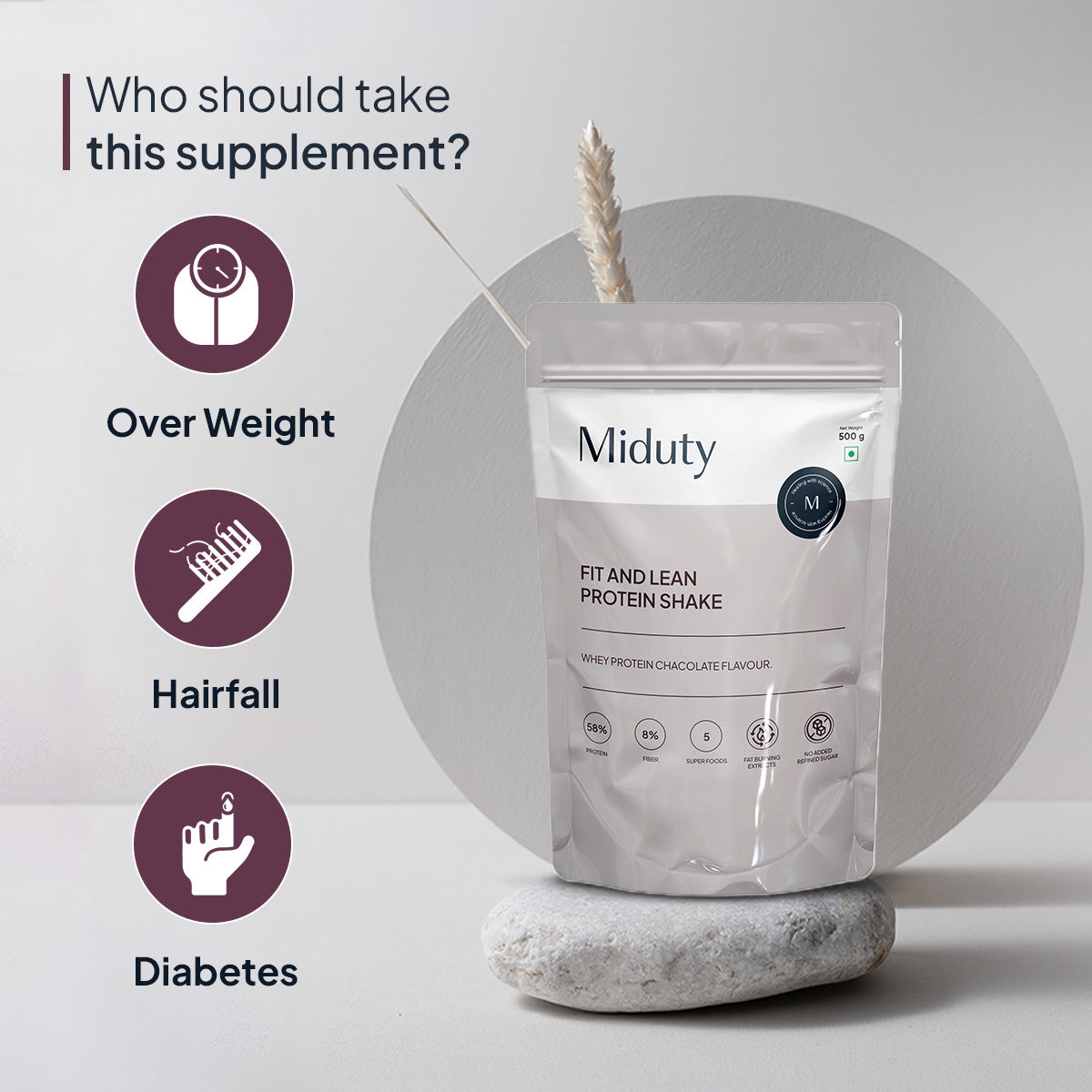 Miduty by Palak Notes Fit & Lean Protein Shake