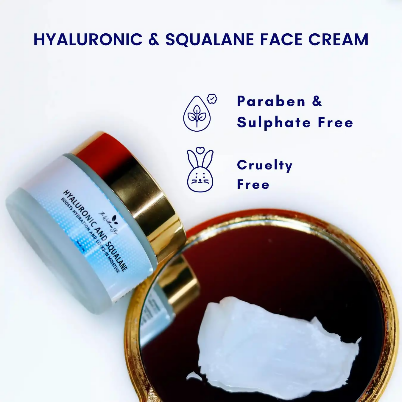 The Wellness Shop Hyaluronic And Squalane Face Cream