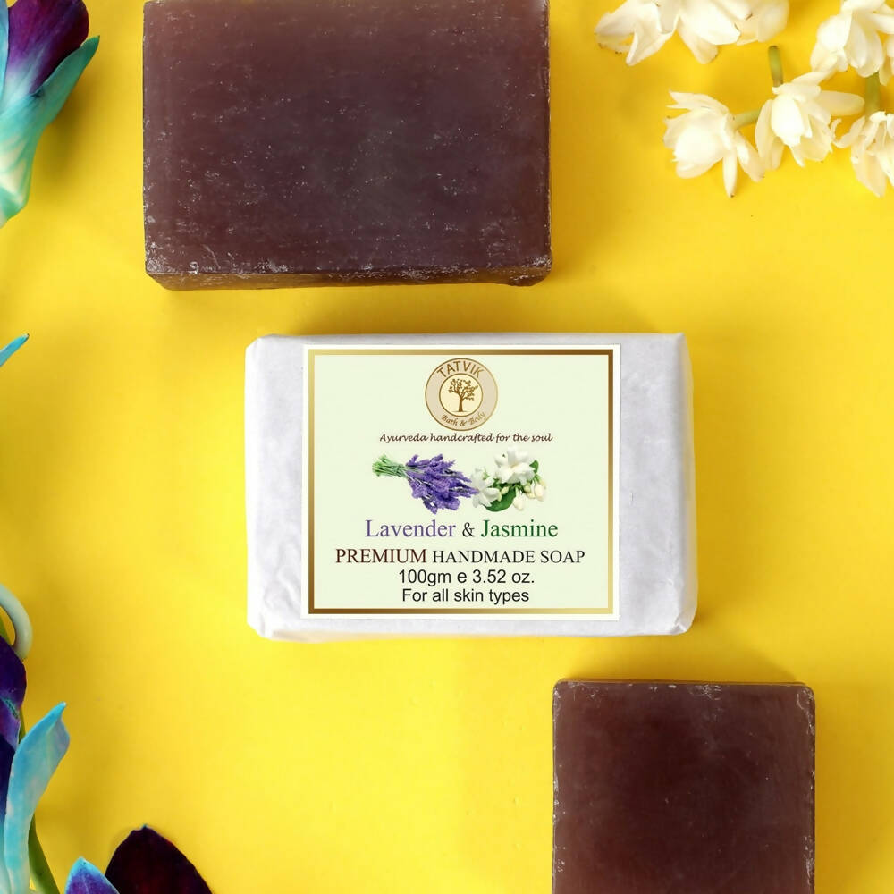 Tatvik Ayurveda Lavender & Jasmine Soap