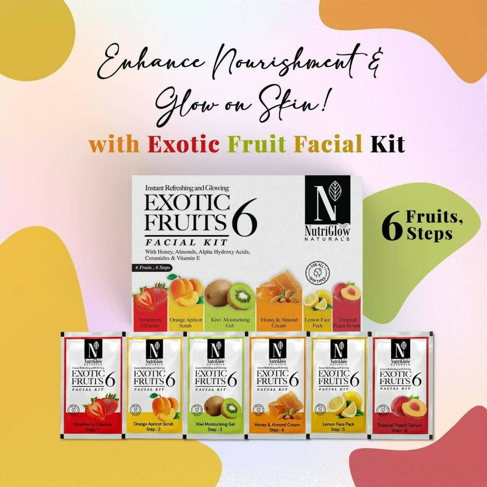 NutriGlow NATURAL'S Exotic Fruit Facial Kit