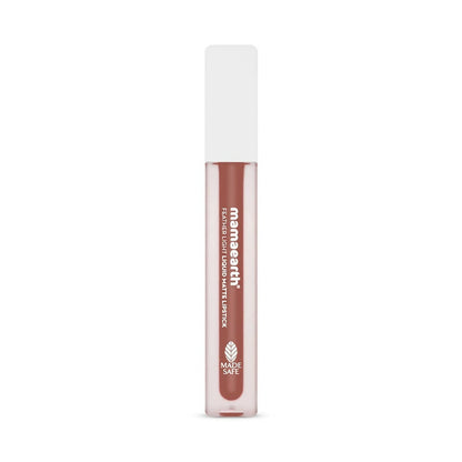 Mamaearth Feather Light Liquid Matte Lipstick - Nude Punch