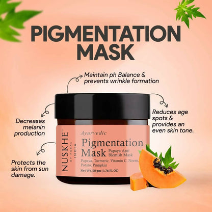 Nuskhe by Paras Papaya Pigmentation Cream And Papaya Pigmentation Mask