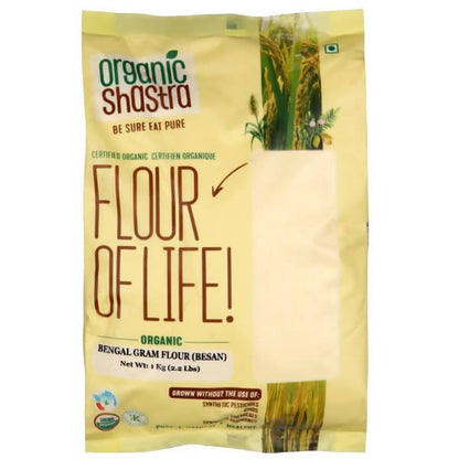 Organic Shastra Bengal Gram Flour (Besan) - BUDNE