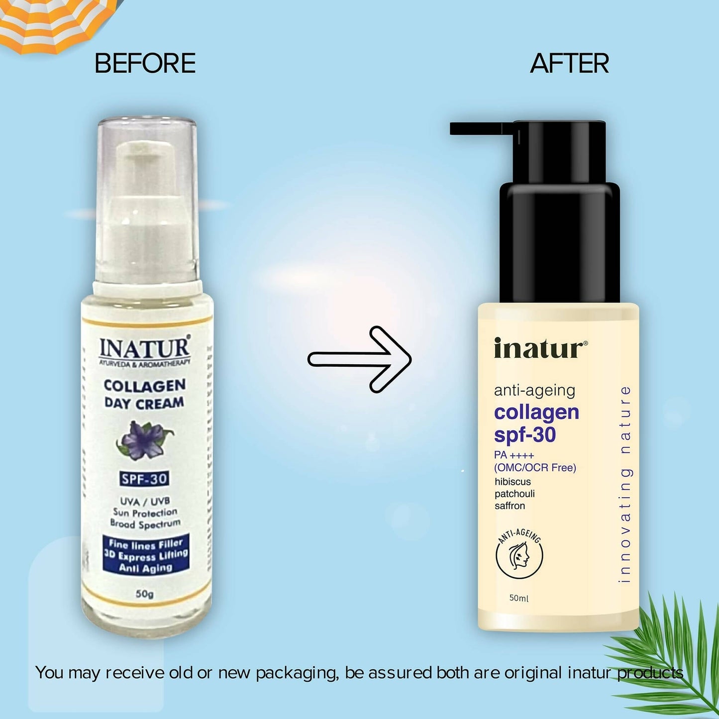 Inatur Collagen Sunscreen SPF30