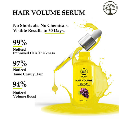 Ivory Natural Hair Volume Serum For Hair Thinning And Healthier Growth