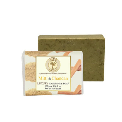 Tatvik Ayurveda Mitti & Chandan Luxury Handmade Soap - BUDEN