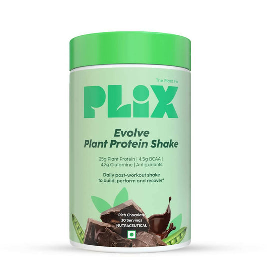 PLIX The Plant Fix Evolve Plant Protein Shake Powder - Chocolate - BUDEN