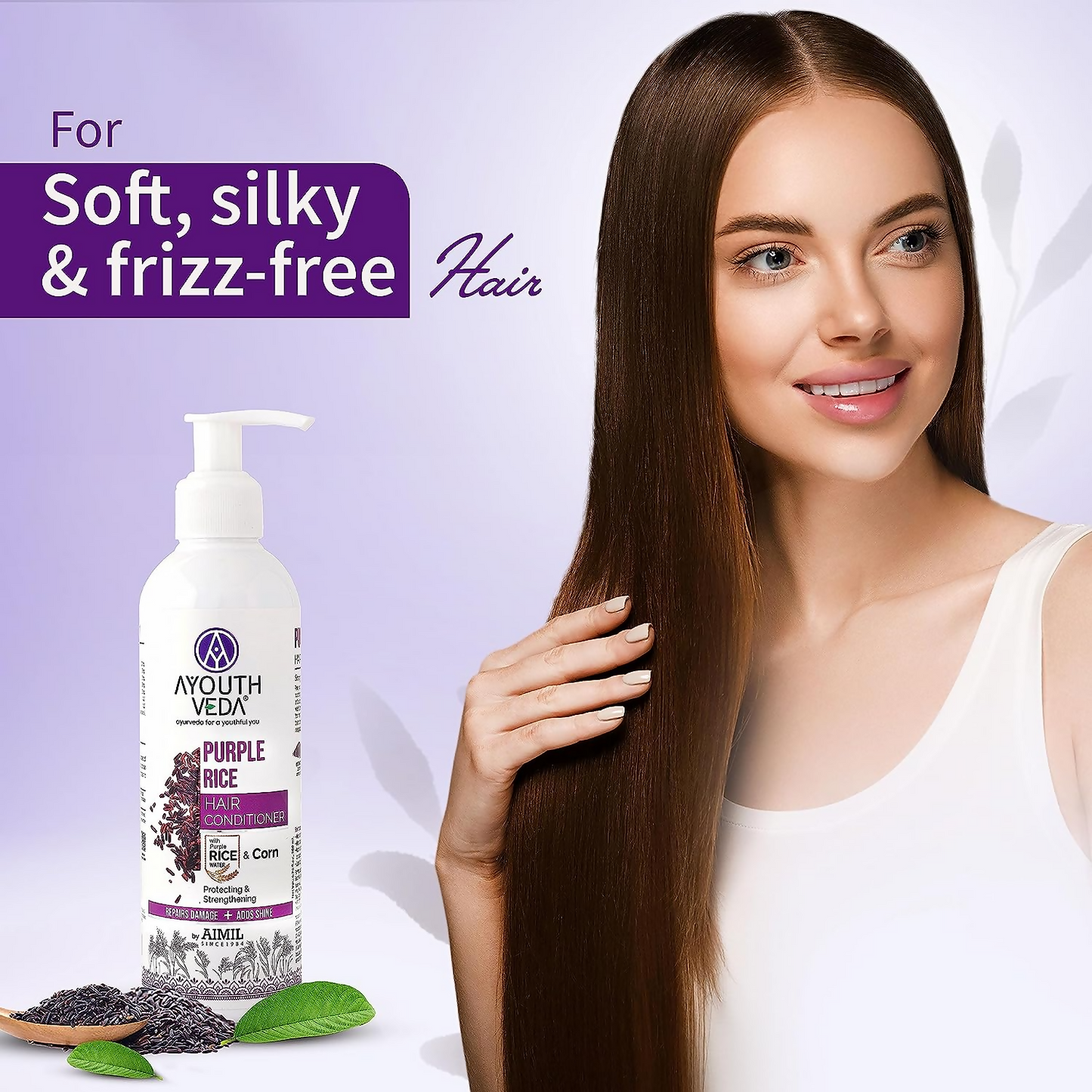 Ayouthveda Purple Rice Hair Conditioner