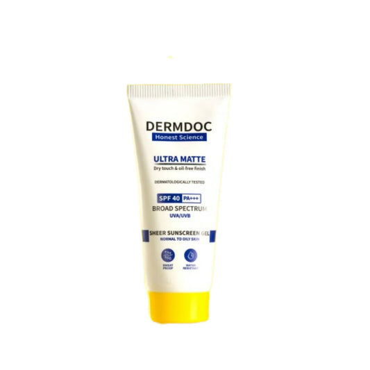 Dermdoc Ultra Matte Sheer Sunscreen Gel