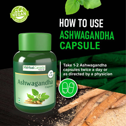 Herbal Canada Ashwagandha Capsules