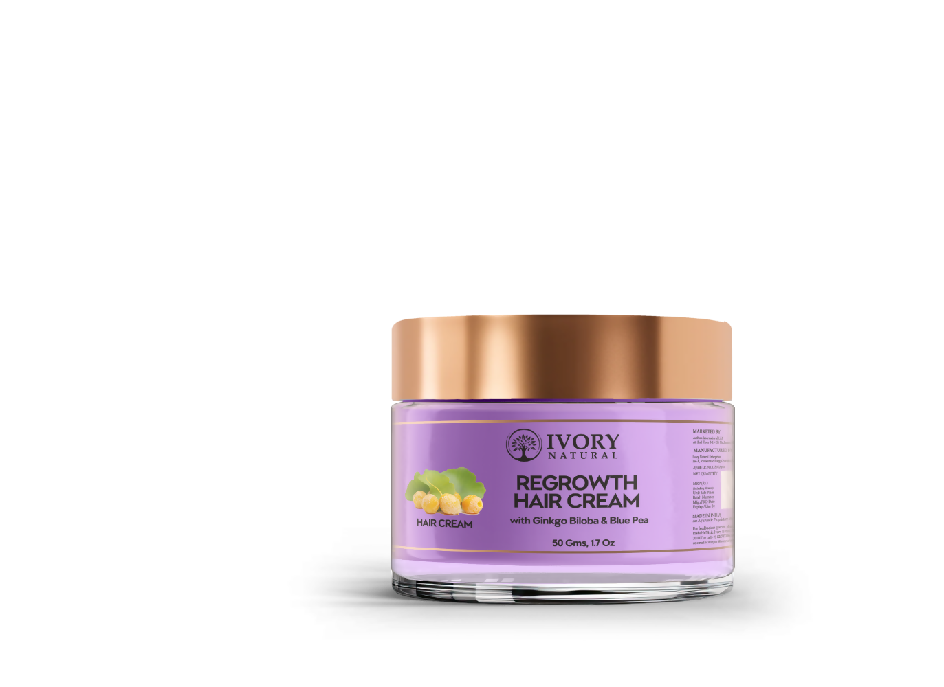 Ivory Natural Hair Growth Cream For Stronger, Healthier Hair