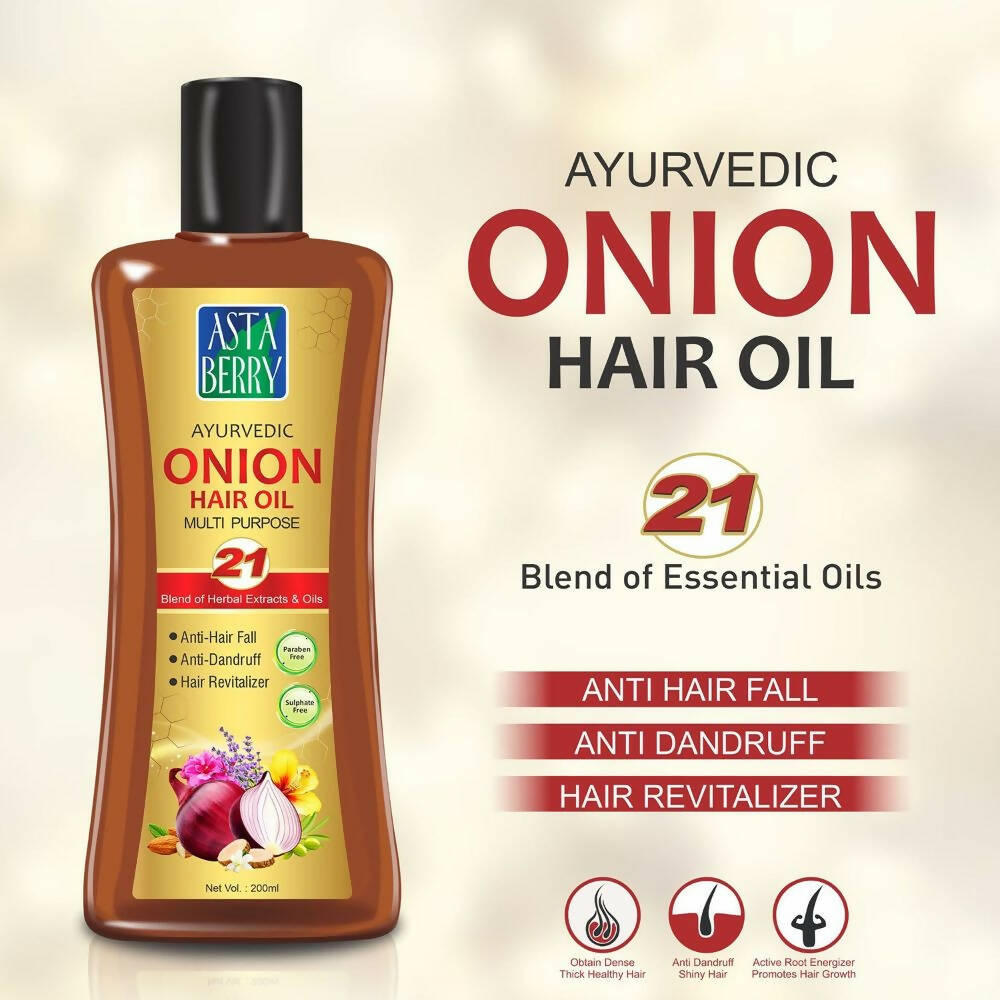 Astaberry Ayurvedic Onion Hair Oil