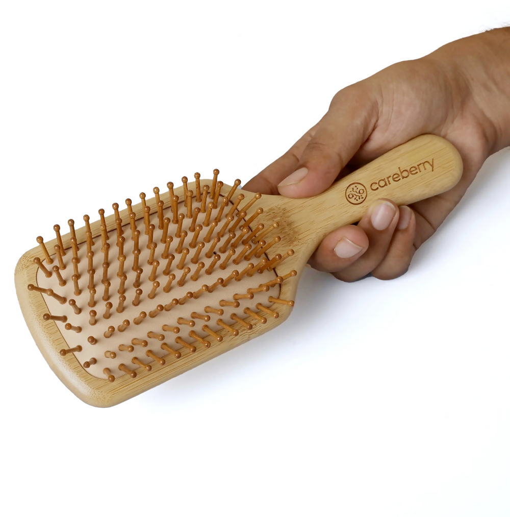 Careberry Bamboo Brilliance Paddle Hairbrush