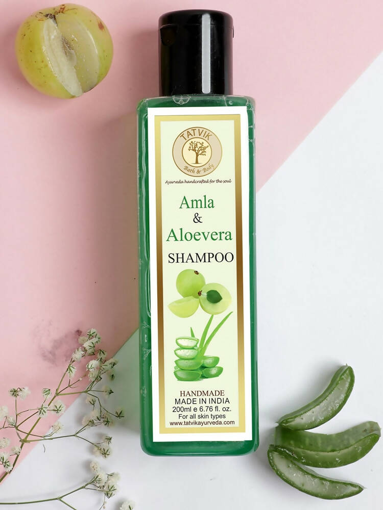 Tatvik Ayurveda Amla & Aloe Vera Shampoo