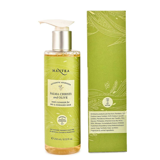 Mantra Herbal Palma Christi and Olive Hair Cleanser For Dry & Damaged Hair - BUDEN