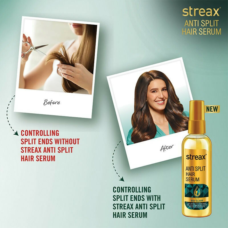 Streax Anti Split Hair Serum With Bio-Elixir