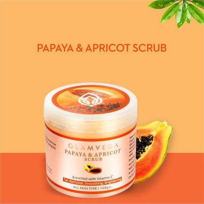 Glamveda Papaya & Apricot Anti Tan Scrub