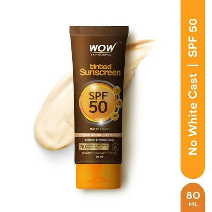 Wow Skin Science Tinted Sunscreen SPF50 Pa+++