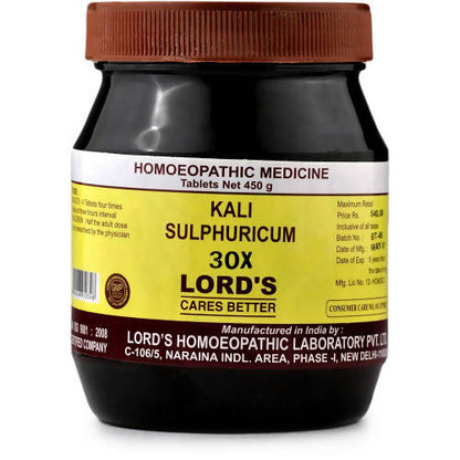 Lord's Homeopathy Kali Sulph Biochemic Tablets