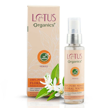 Lotus Organics+ 100% Pure Neroli Floral Water