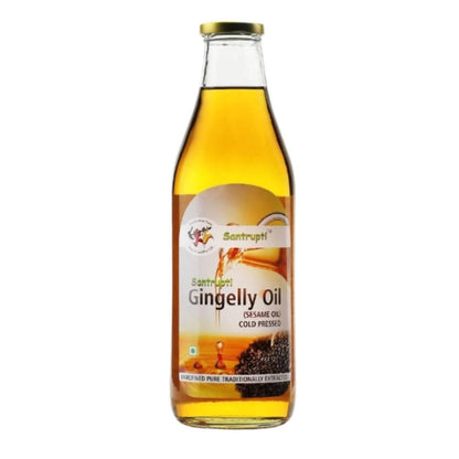 Santrupti Gingelly/Sesame Oil (Cold Pressed) - BUDNE