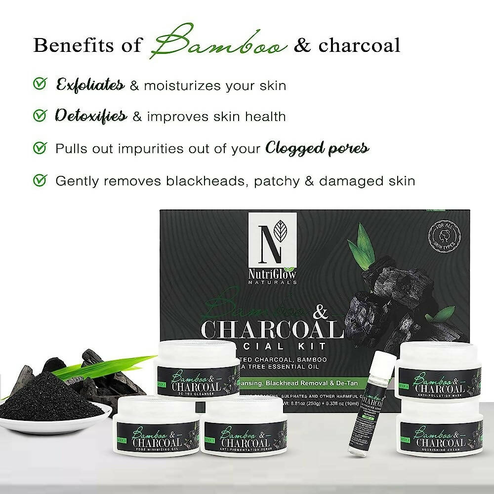 NutriGlow Natural????s Bamboo Charcoal Facial Kit
