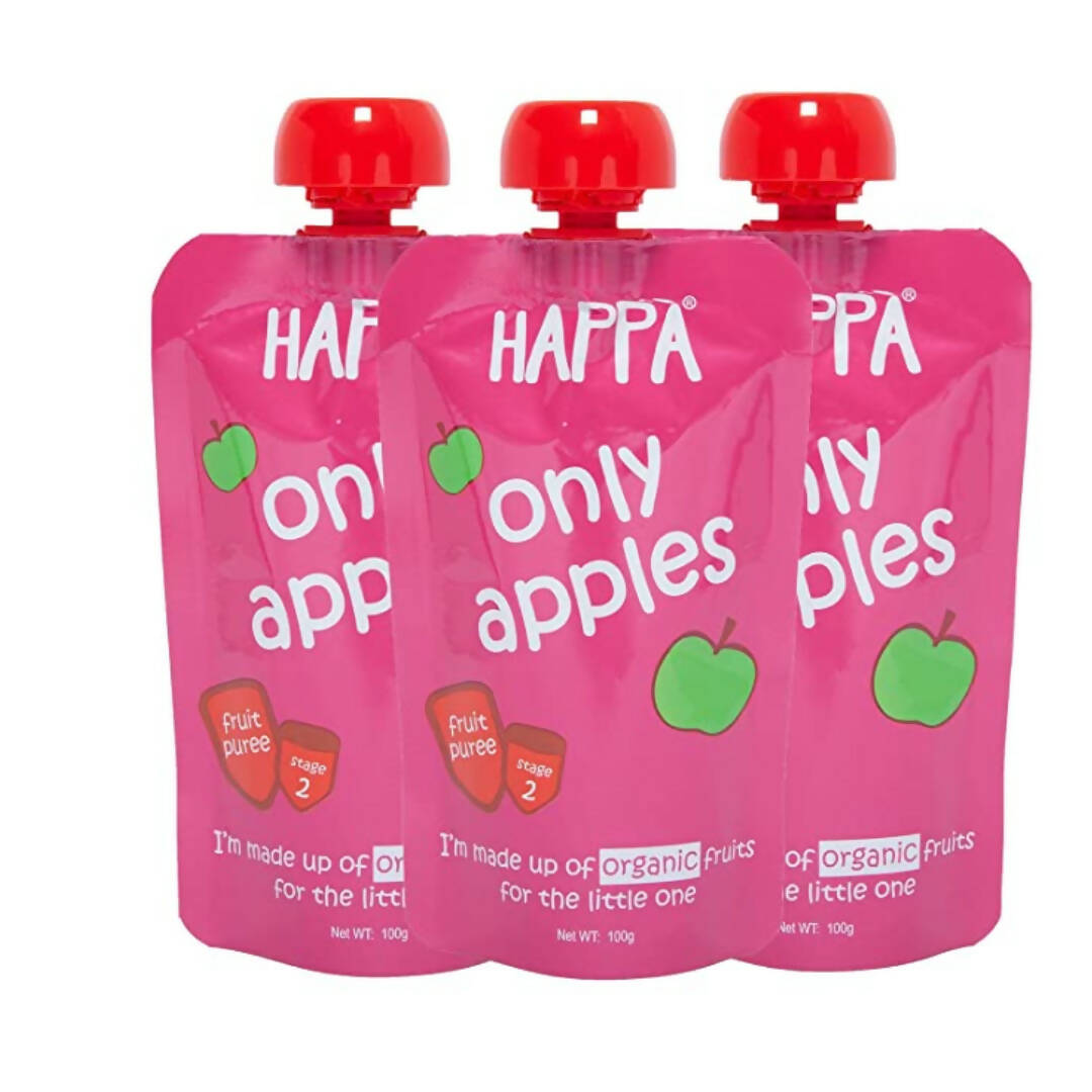 Happa Organic Food, Apple Puree -  USA, Australia, Canada 