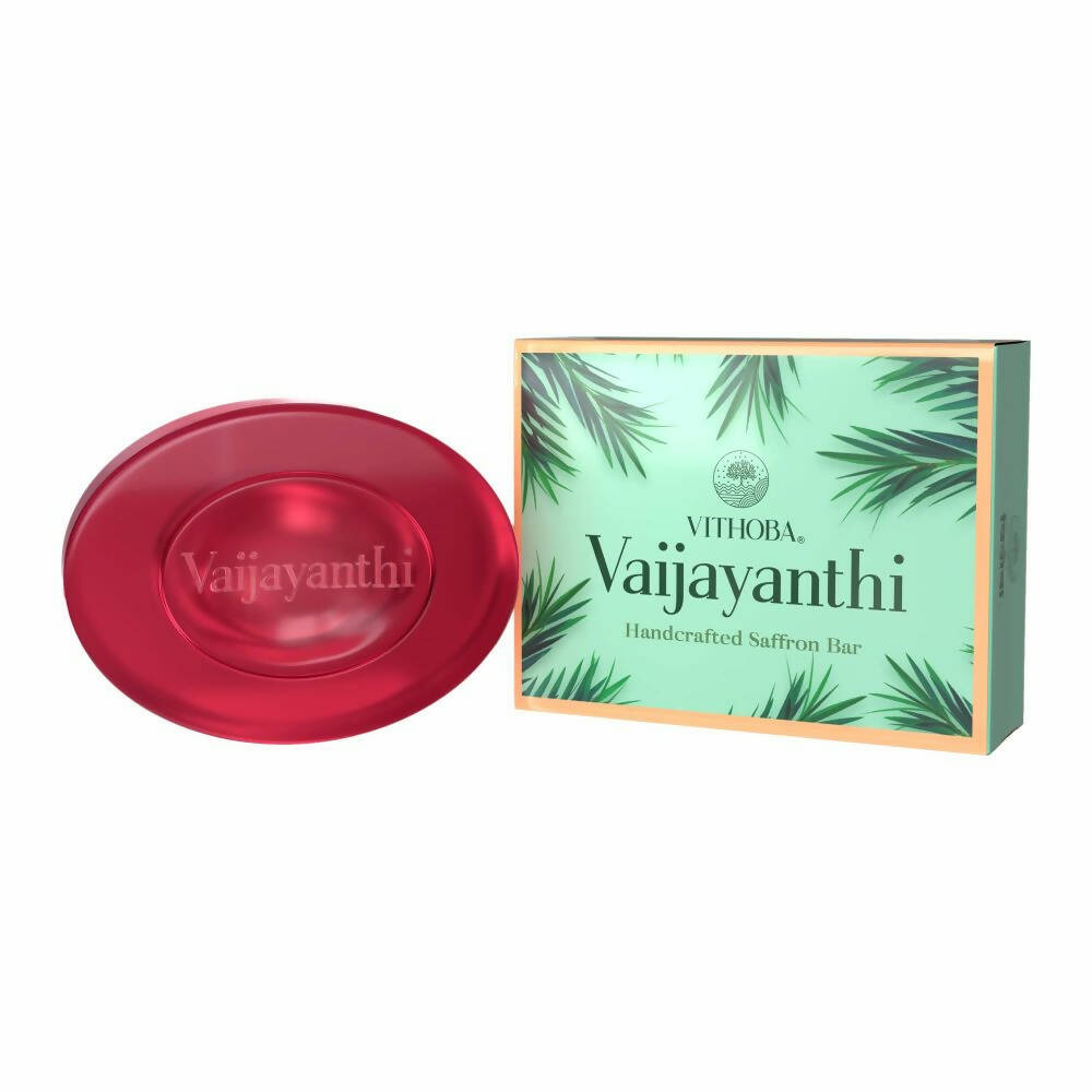 Vithoba Ayurvedic Vaijayanthi Handcrafted Saffron Soap Bar