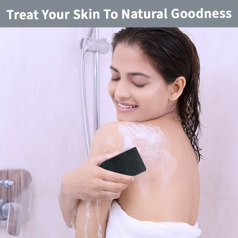 Nykaa Naturals Charcoal & Kaolin Clay Detox Bathing Soap