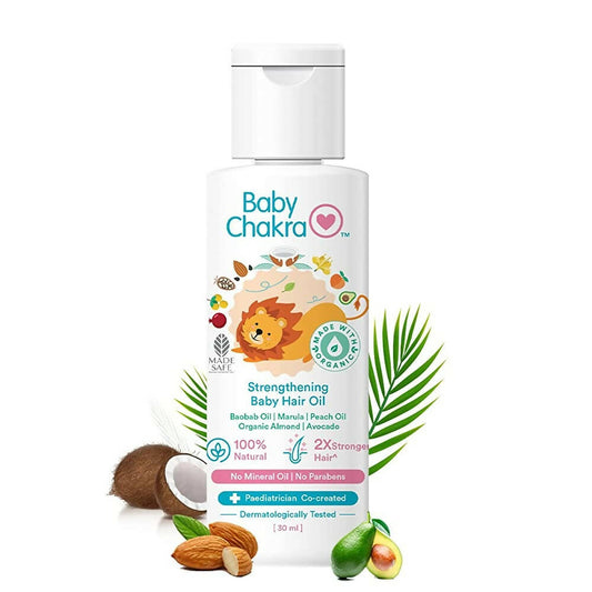 BabyChakra Strengthening Baby Hair Oil -  USA, Australia, Canada 