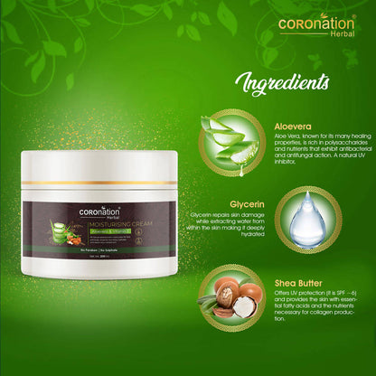 Coronation Herbal Aloevera and Vitamin E Moisturizing Cream