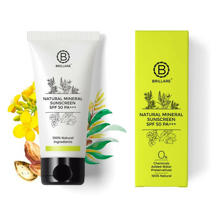 Brillare Natural Mineral Sunscreen Spf 50 - BUDNE