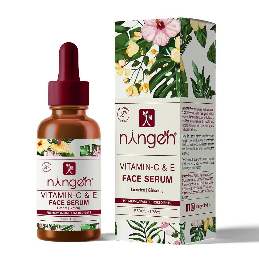 Ningen Vitamin C & E Face Serum - BUDNEN