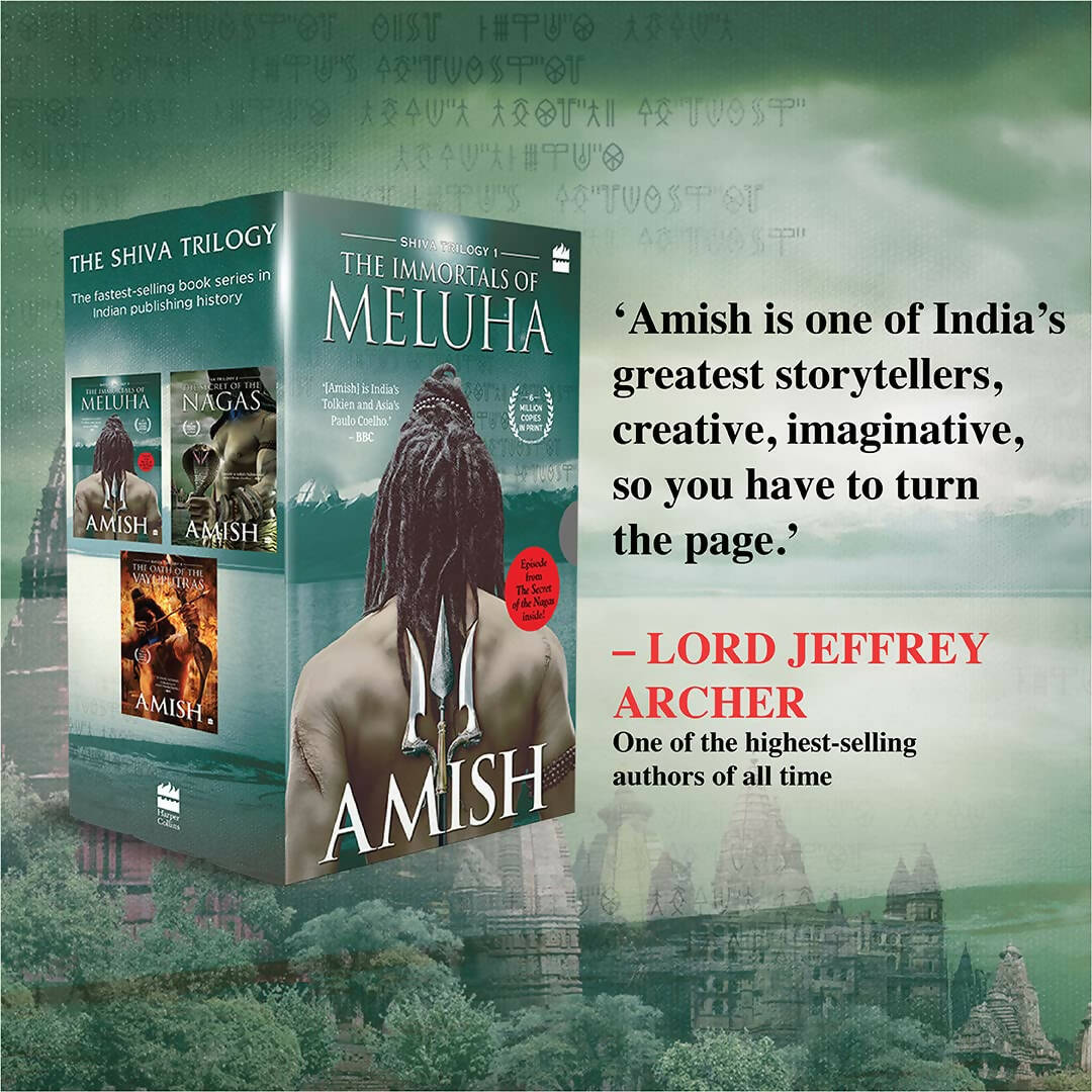 The Shiva Triology Boxset of 3 Books - The Immortals of Meluha by Amish Tripathi