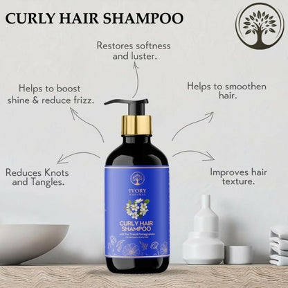 Ivory Natural Curly Hair Shampoo For Smooth, Well-Defined Curls