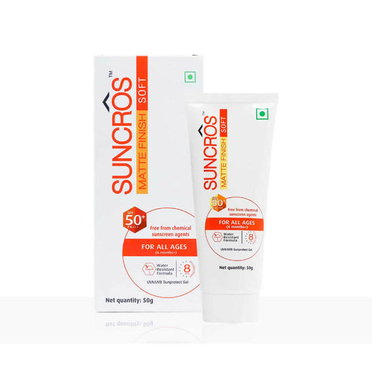 Suncros Matte Finish Soft Gel SPF 50+ - BUDEN